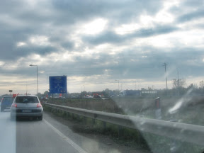 Piaggio, corteo in auto da Pontedera a Pisa 12 Novembre 2009