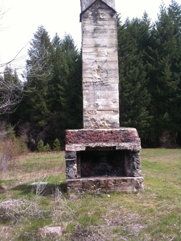 Old Fireplace by Cow Creek