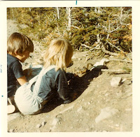 banff at top of tram chipmunk alert.jpeg