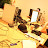 In the office