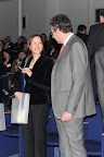 Inge Vervotte en Didier Bellens, CEO van Belgacom