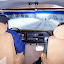 Jed at the wheel of his Sno Ho.