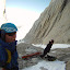 Michelle and I about 3/4 of the way up the Mountaineers Route (approx. 13,700ft)