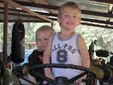 On the tractor