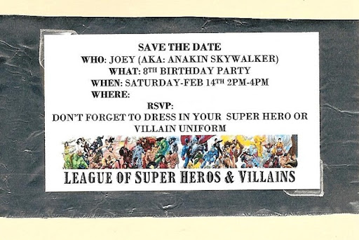 Heroes Invitations