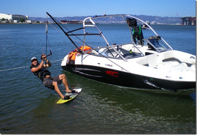 Kitesurfing