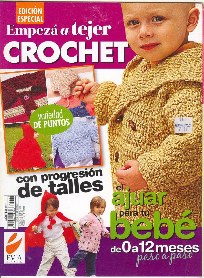 revista crochet ropa de bebe