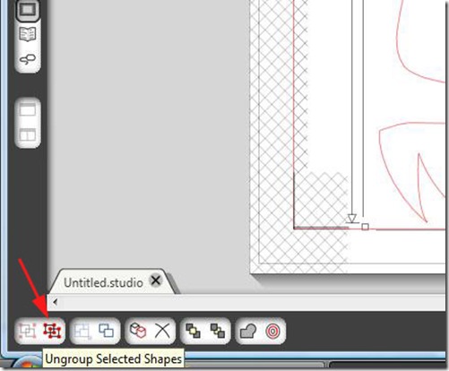 Ungroup shape