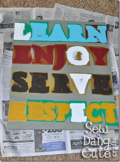 Painted-with-stencils