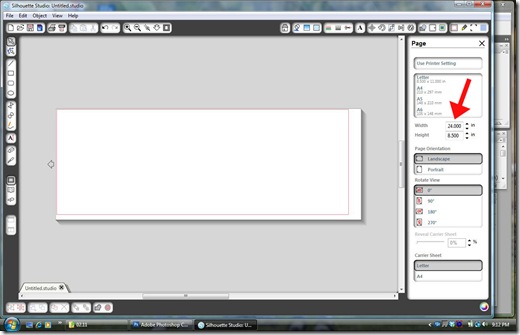 Adjust width
