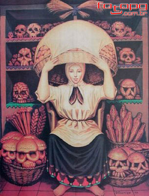 Senhora das Caveiras - Ilusão de Óptica Senhora das Caveiras