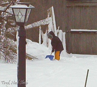 shoveling