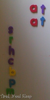 rhyming with magnetic letters
