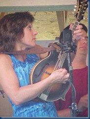 Rhonda Vincent @ the Central Virginia Family Bluegrass Music Festival August 2003; Photo by Gary Robertson 