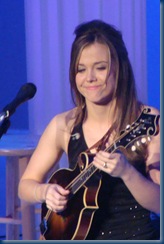 Sierra Hull performing during the 2009 IBMA Awards