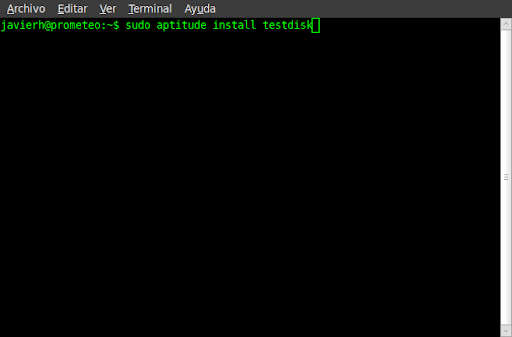 instalacion testdisk