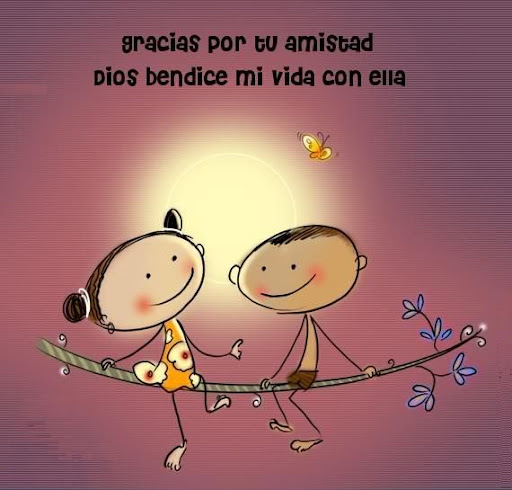 Postal Gracias X tu amistad