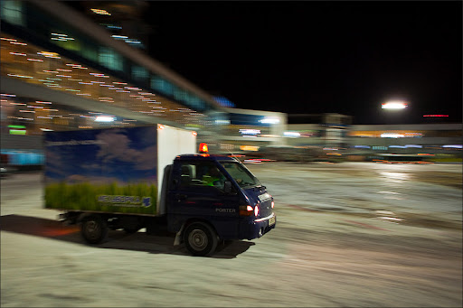 Раннее утро на перроне. 