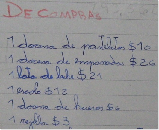 lista de compras