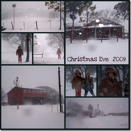 Christmas snow