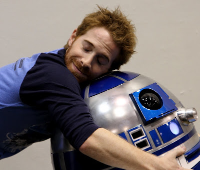 Seth Green and R2-D2