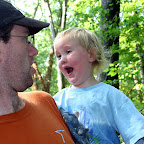 This is Jonah's impression of a bobcat....ROAR!