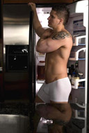 Sexy Muscle Men in White Underwear 5