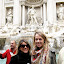 Lindsay and I at the Trevi
