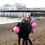 Lindsay &amp; I at the Pier!
