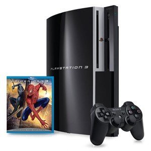 Sony Playstation 3 40GB w/ Bonus Spiderman 3 Blu-Ray