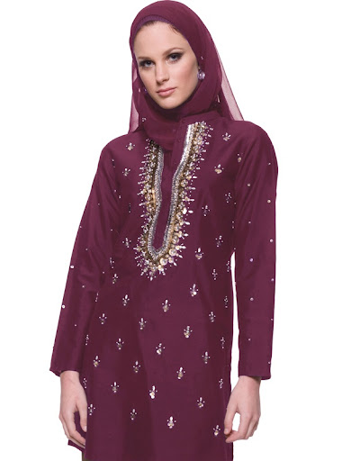 The Sultana Long Embroidered Kurta Tunic