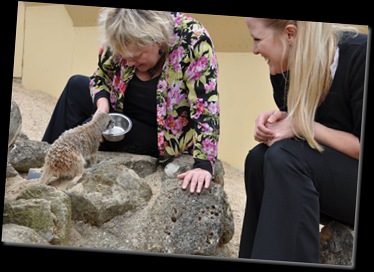 Alex & Kate with Meerkats 0523