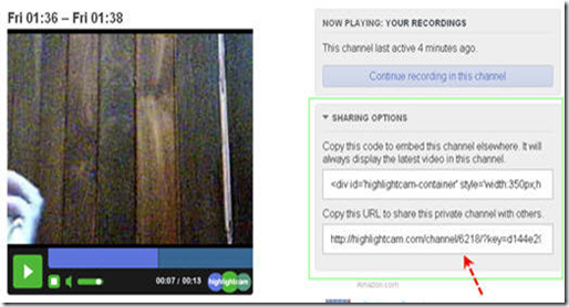 Highlightcam div