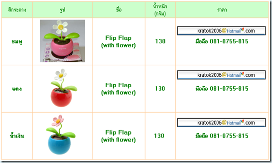 Flip Flap ราคาโปรโมชั่น