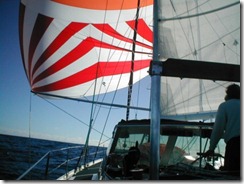 Spinnaker sailing, Freewind
