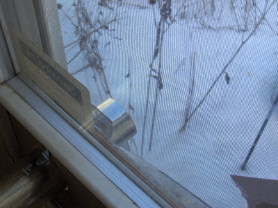 chimney exiting the window