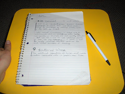 drawing board, in use