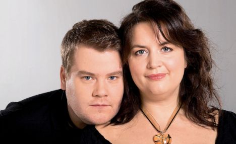 James Corden and Ruth Jones