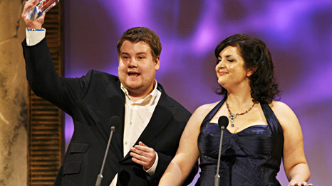 James Corden and Ruth Jones