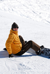 Me and my snowboard on the slopes