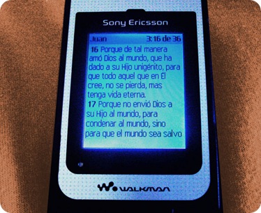 Biblia en el movil