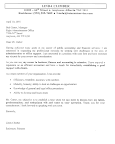求职信 cover letter