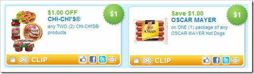 Oscar Mayer and Chi-chi 1 dollar off printable coupon Oscar Mayer and Chi-chi 1 dollar off printable coupon
