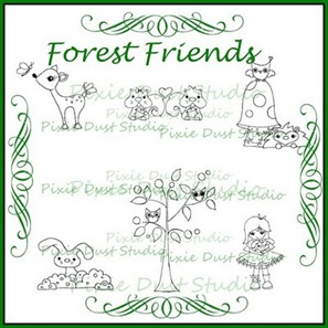forest friends collage forest friends collage