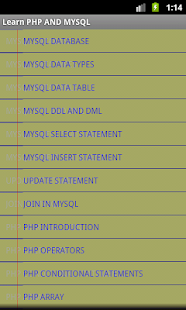 How to install PHP And MySql lastet apk for android