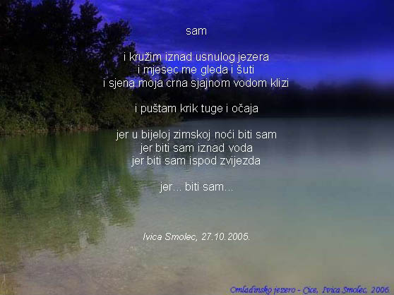 sam iznad voda