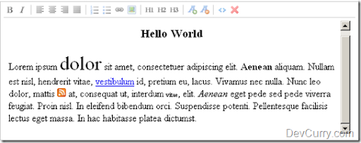 rich text editors