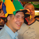 Crazy hats after Bognor games
