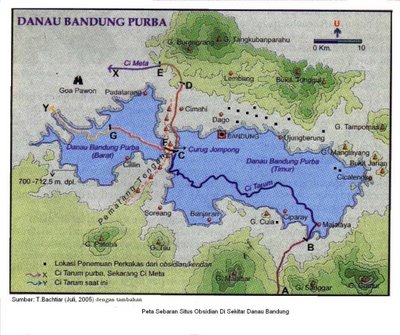 Peta Danau Bandung Purba