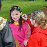 Irina painting on Grace's face